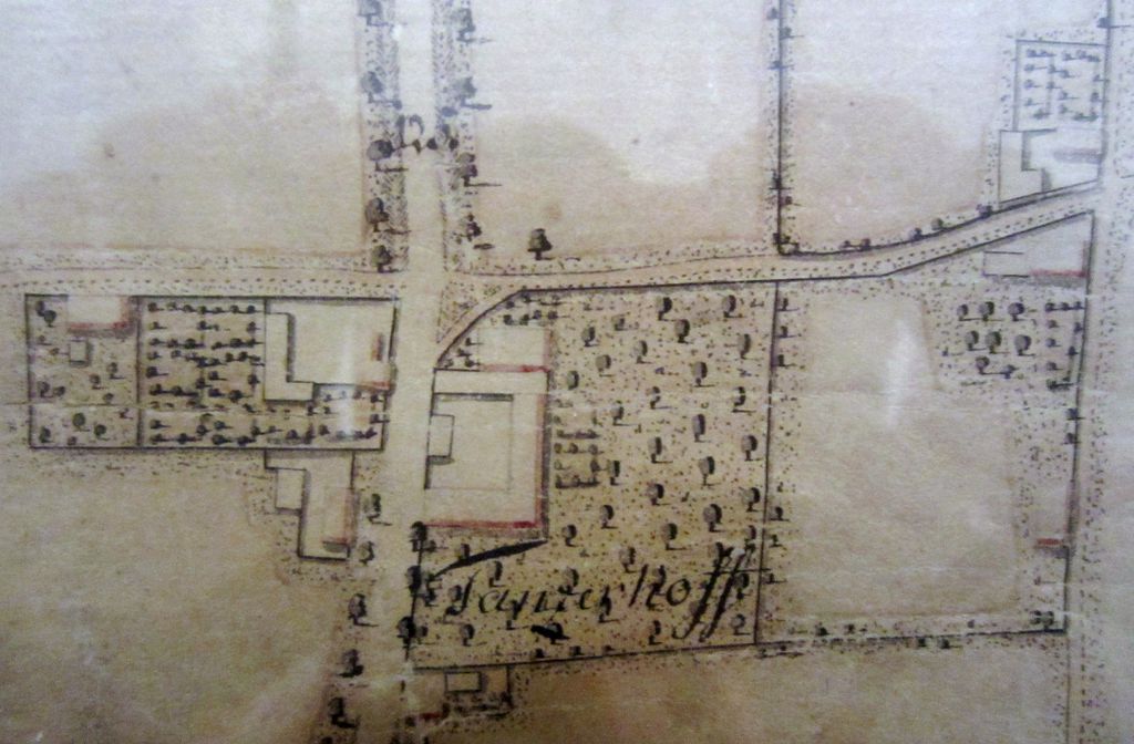 Datei:1798, Strnad-Plan, Fanterhoff, Alte Poststraße.JPG