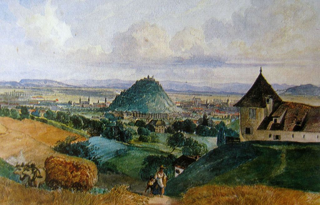 Datei:1860, Graz vom Dianahof Passini.JPG